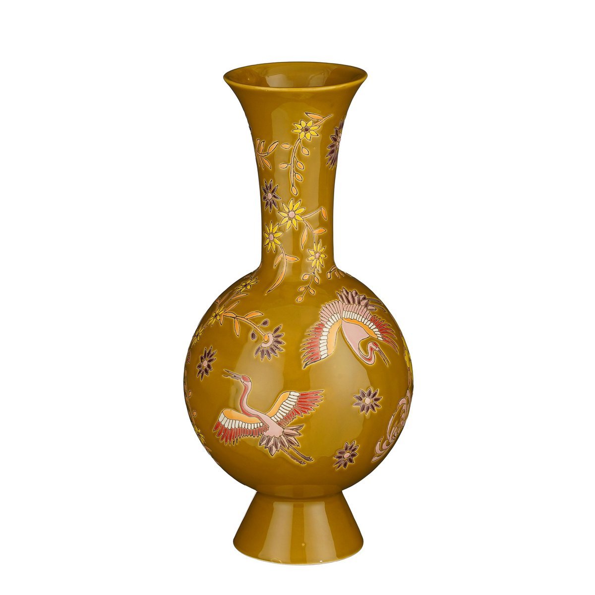 Eloise Vaas - H47 x Ø22 cm - Keramiek - Oker Mica Decorations