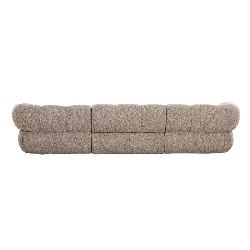 Bank New York 4-zits (Rechter Lounge) Sand Boucle Pole To Pole