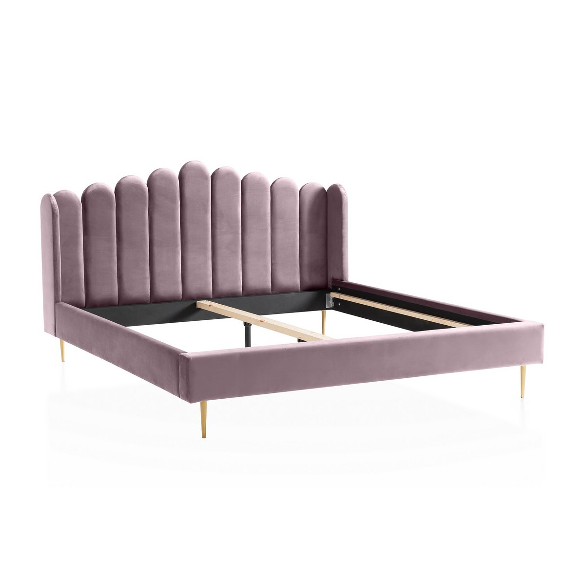 Fluwelen schelpenbed 140x200 cm SalesFever