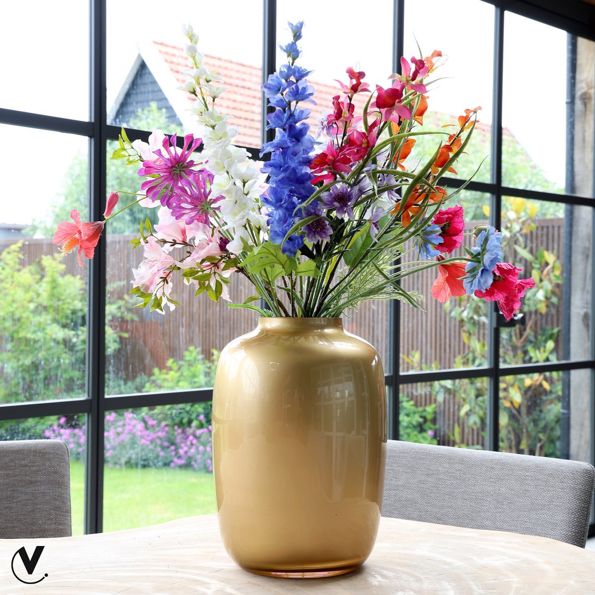 Vaas - Artic gold Vase The World
