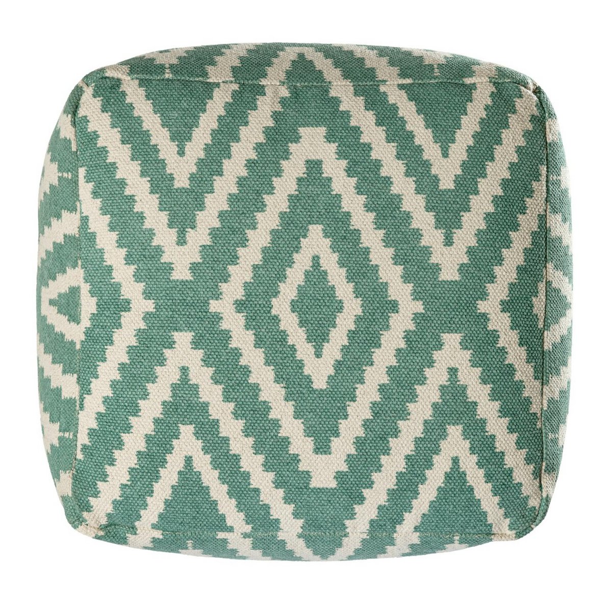 Zittend dobbelstenen voetkrukken stoel kruk 50x35x50cm pouf kelim vloerkussen peru zwarte taupe gele turquoise Voglrieder kreatives Wohnen