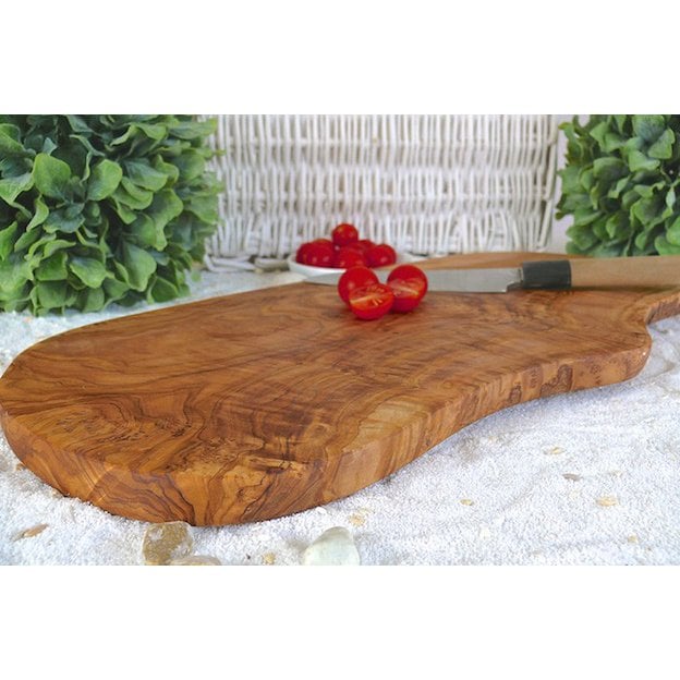 Rustieke snijplank 45 - 49 cm lang Olivenholz erleben