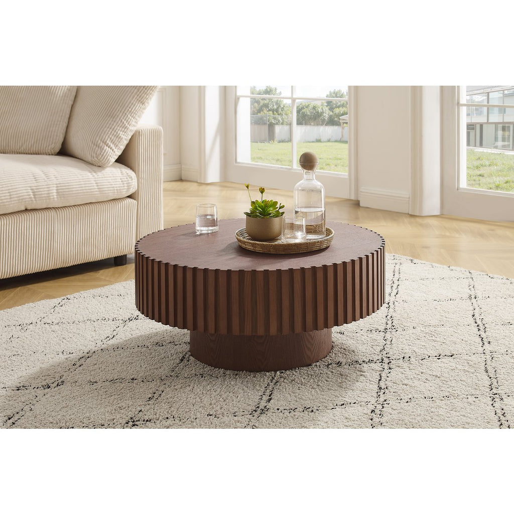Couchtisch Ø 80 cm Walnuss SalesFever