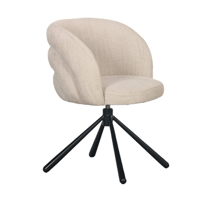 Pebble Draaistoel Beige Pole To Pole