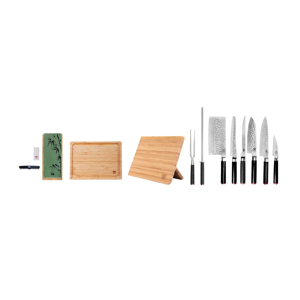 Messen- en keukenaccessoireset - De complete set Deluxe Edition (C): 6 messen + 5 accessoires KOTAI kitchen