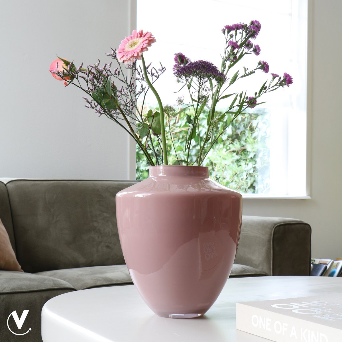 Vaas - Tugela pastel pink Vase The World
