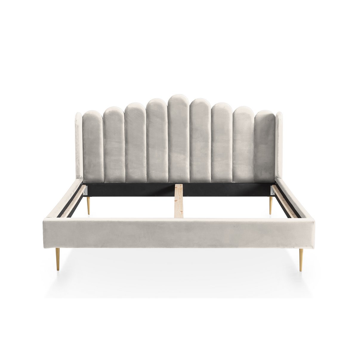 Fluwelen schelpenbed 140x200 cm SalesFever