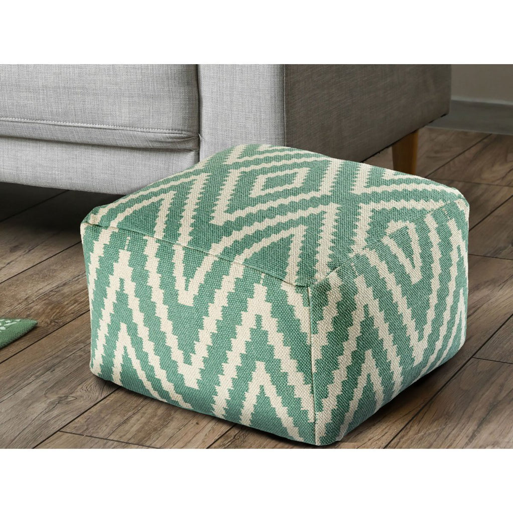 Zittend dobbelstenen voetkrukken stoel kruk 50x35x50cm pouf kelim vloerkussen peru zwarte taupe gele turquoise Voglrieder kreatives Wohnen