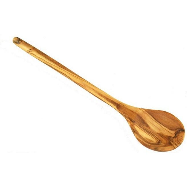 Set van 4 kooklepels, ca. 30 cm, gemaakt van olijfhout Olivenholz erleben