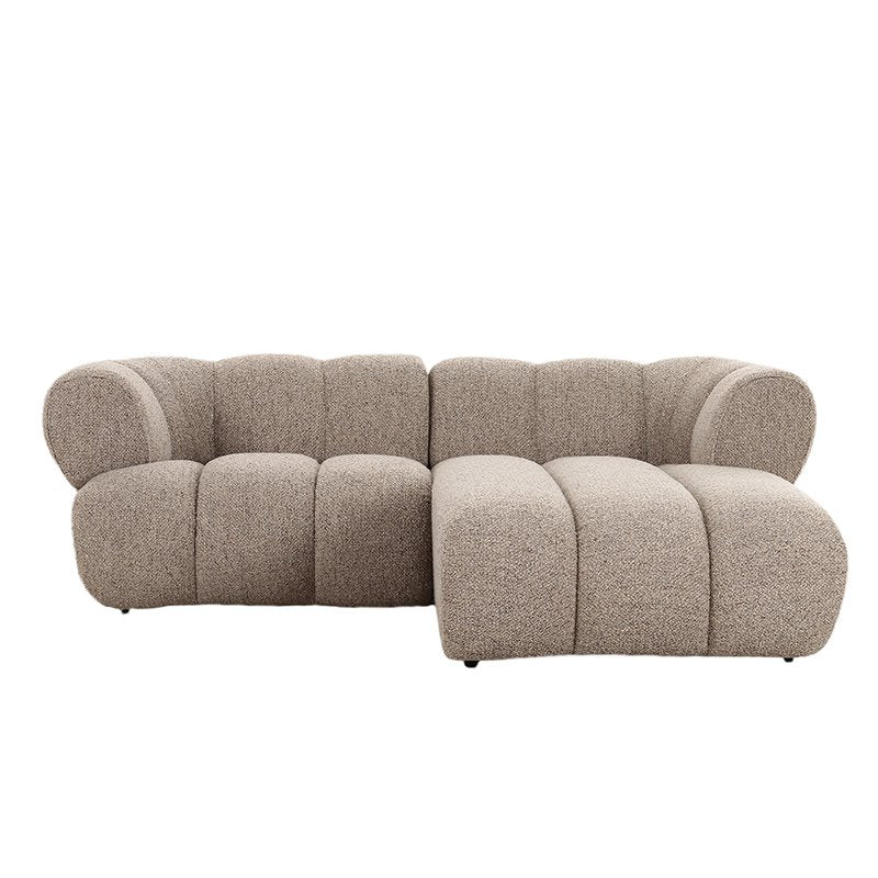 Bank New York 2,5-zits (Rechter Lounge) Sand Boucle Pole To Pole