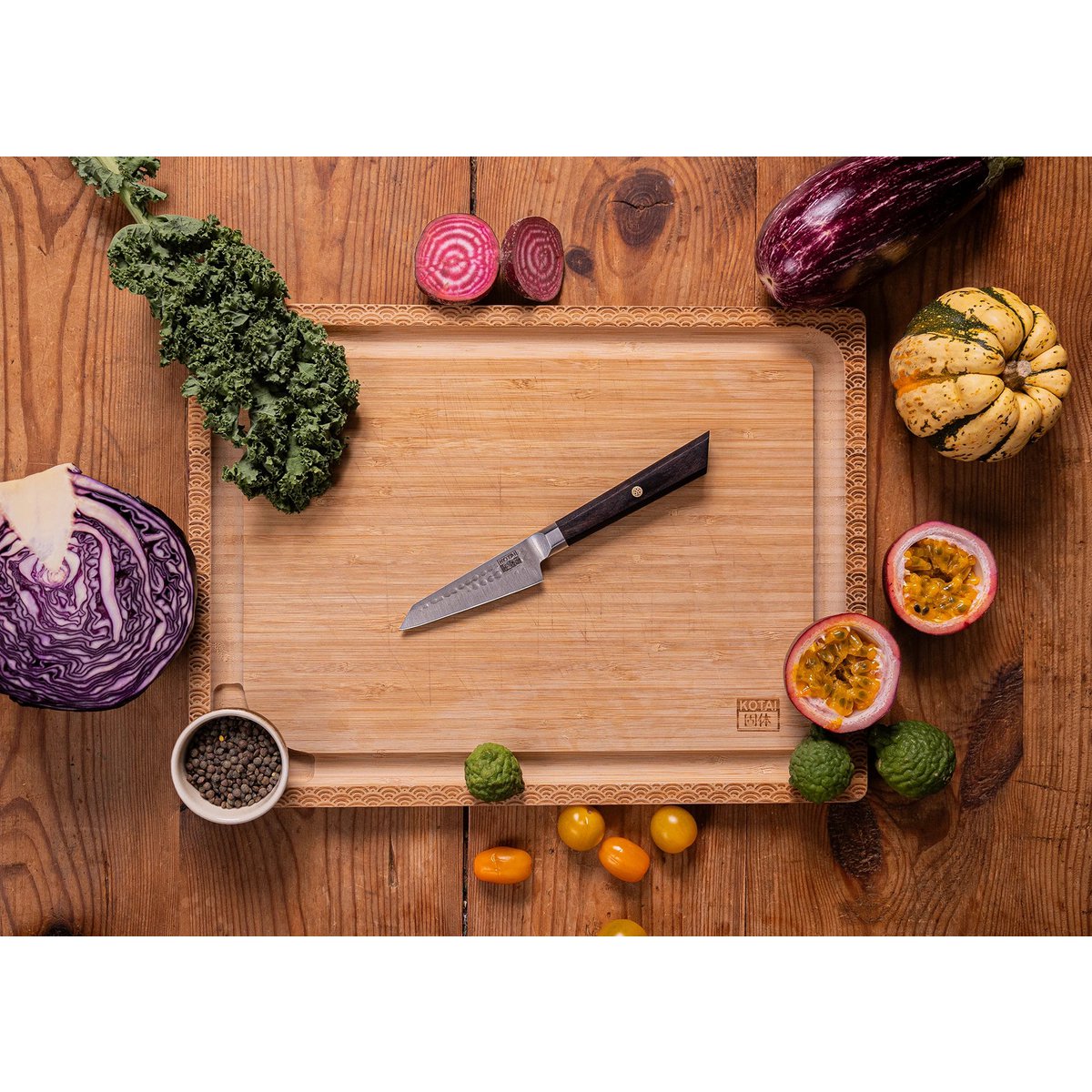 Messenset - De Bunka Starter Set: 2 messen (Bunka Schilmes 90mm + Bunka Santoku 170mm) KOTAI kitchen