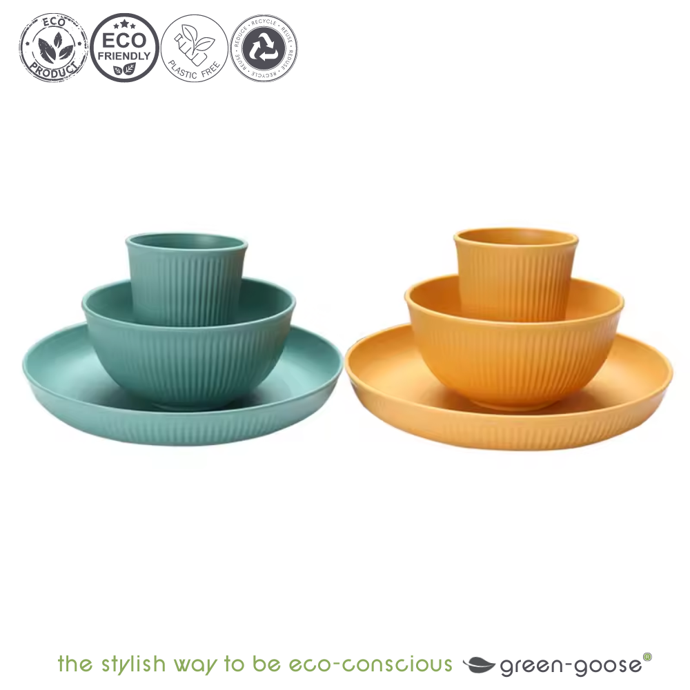 green-goose Bioplastic Servies - 28-delig green-goose