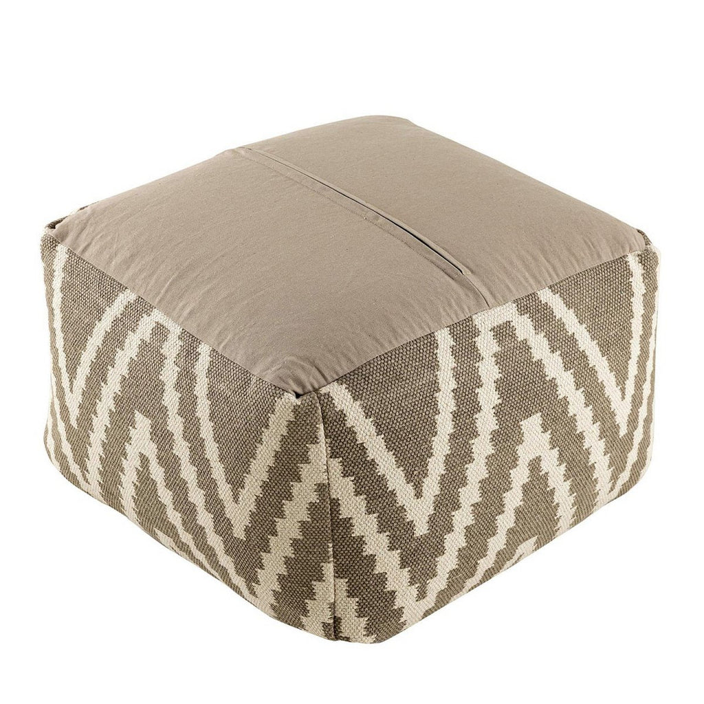 Zittend dobbelstenen voetkrukken stoel kruk 50x35x50cm pouf kelim vloerkussen peru zwarte taupe gele turquoise Voglrieder kreatives Wohnen