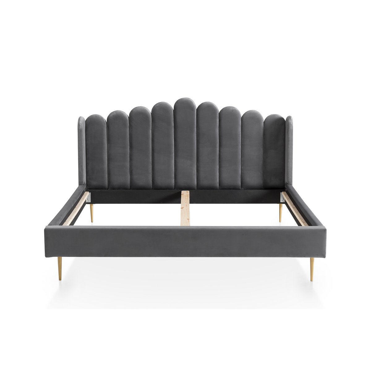 Fluwelen schelpenbed 180x200 cm SalesFever