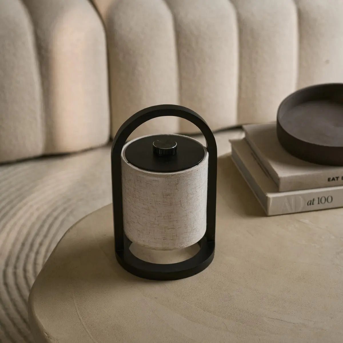 River Black draadloze houten lamp – Oplaadbaar en dimbaar Tavellio - Amsterdam