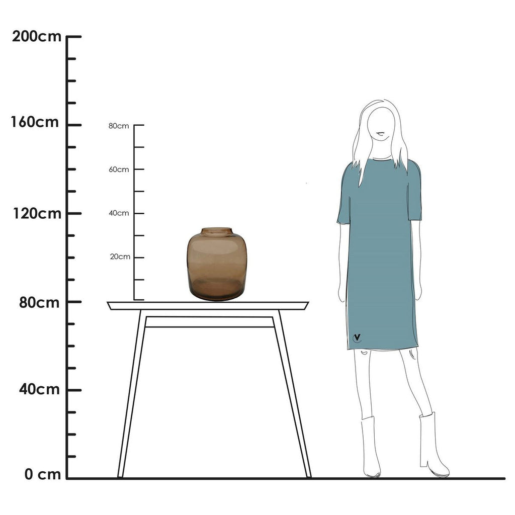 Vaas - Bartica taupe Vase The World