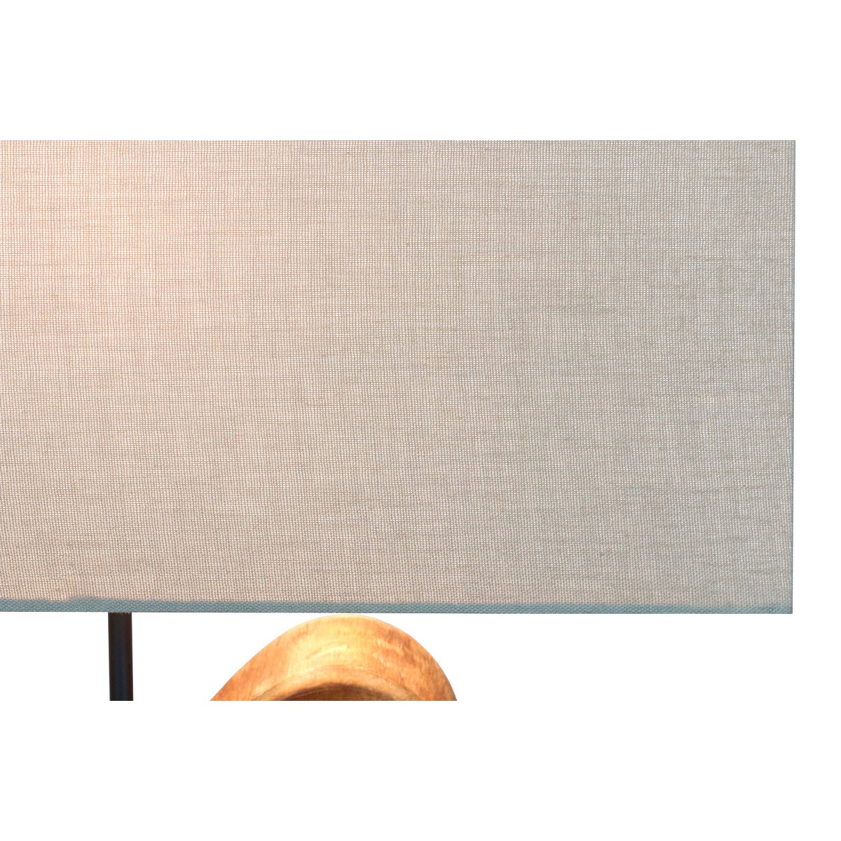 Tafellamp drijfhout/linnen naturel 50 cm SalesFever