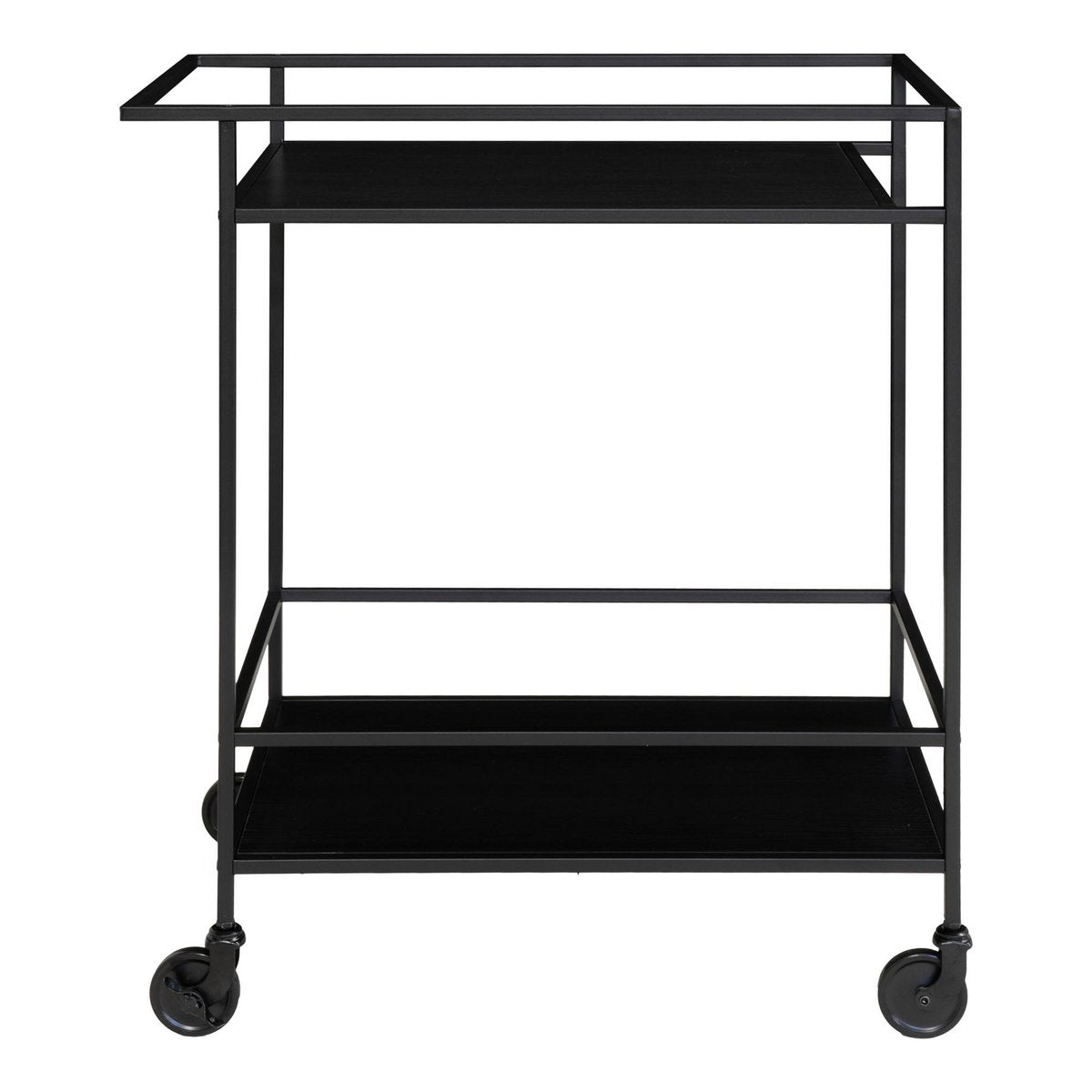 Vita Bar Trolley - zwart, staal, 68x40x79cm House Nordic ApS
