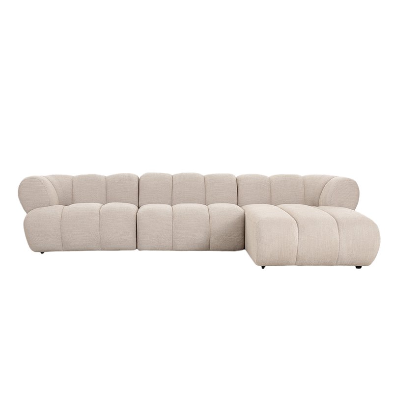Bank New York 4-zits (Rechter Lounge) Beige Pole To Pole