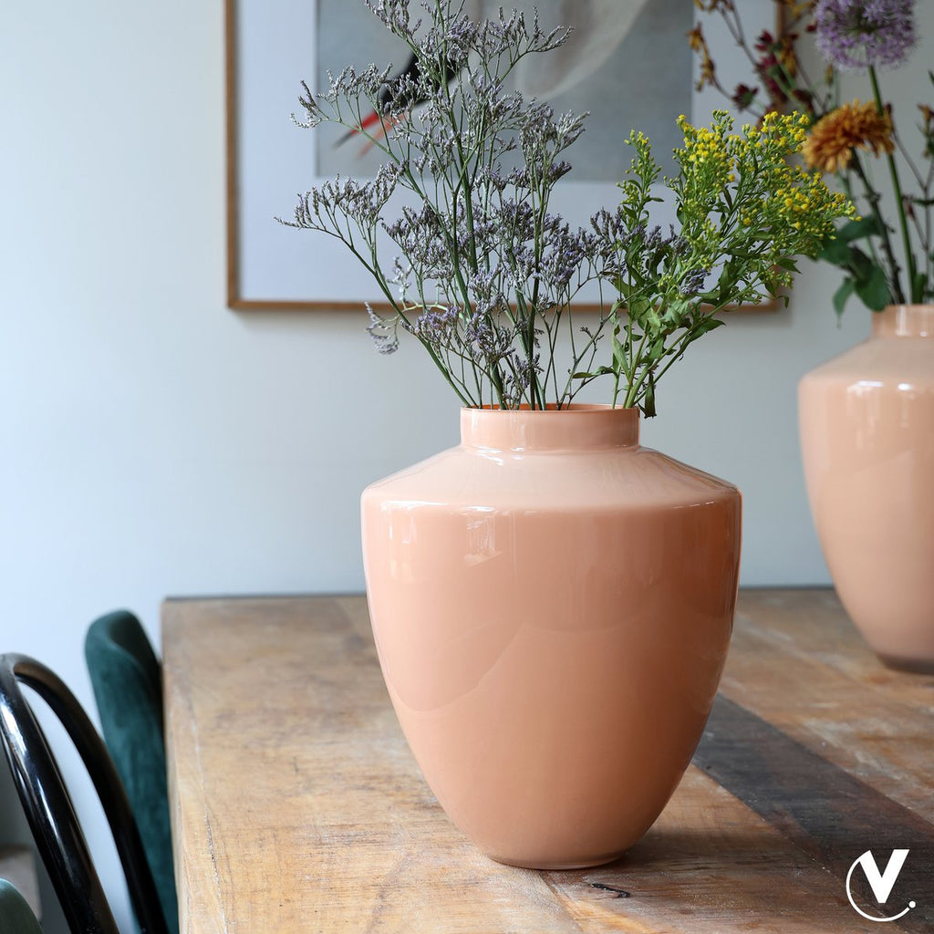 Vaas - Tugela pastel peach Vase The World
