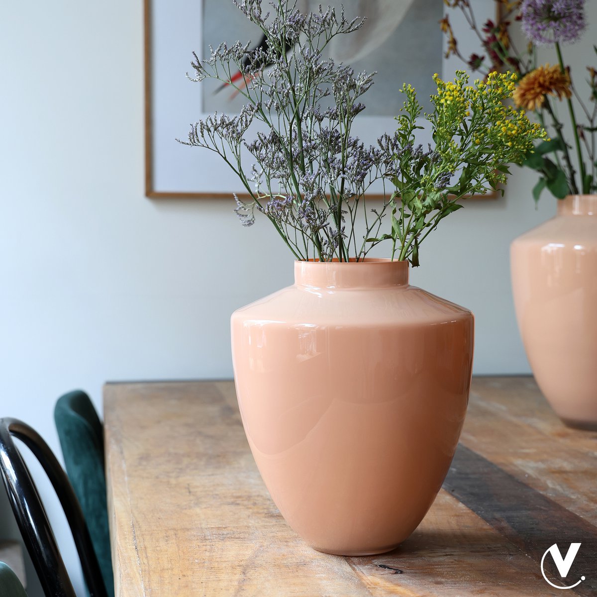 Vaas - Tugela pastel peach Vase The World