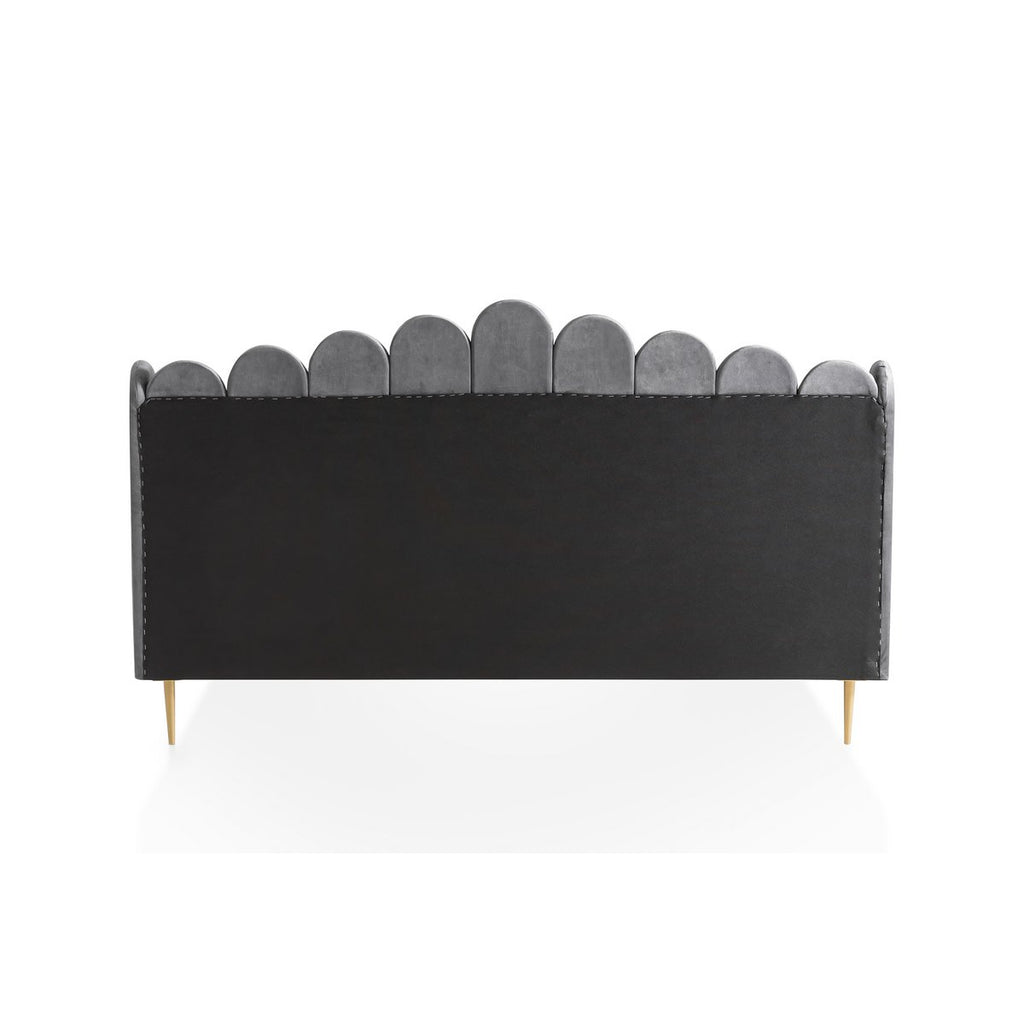 Fluwelen schelpenbed 180x200 cm SalesFever