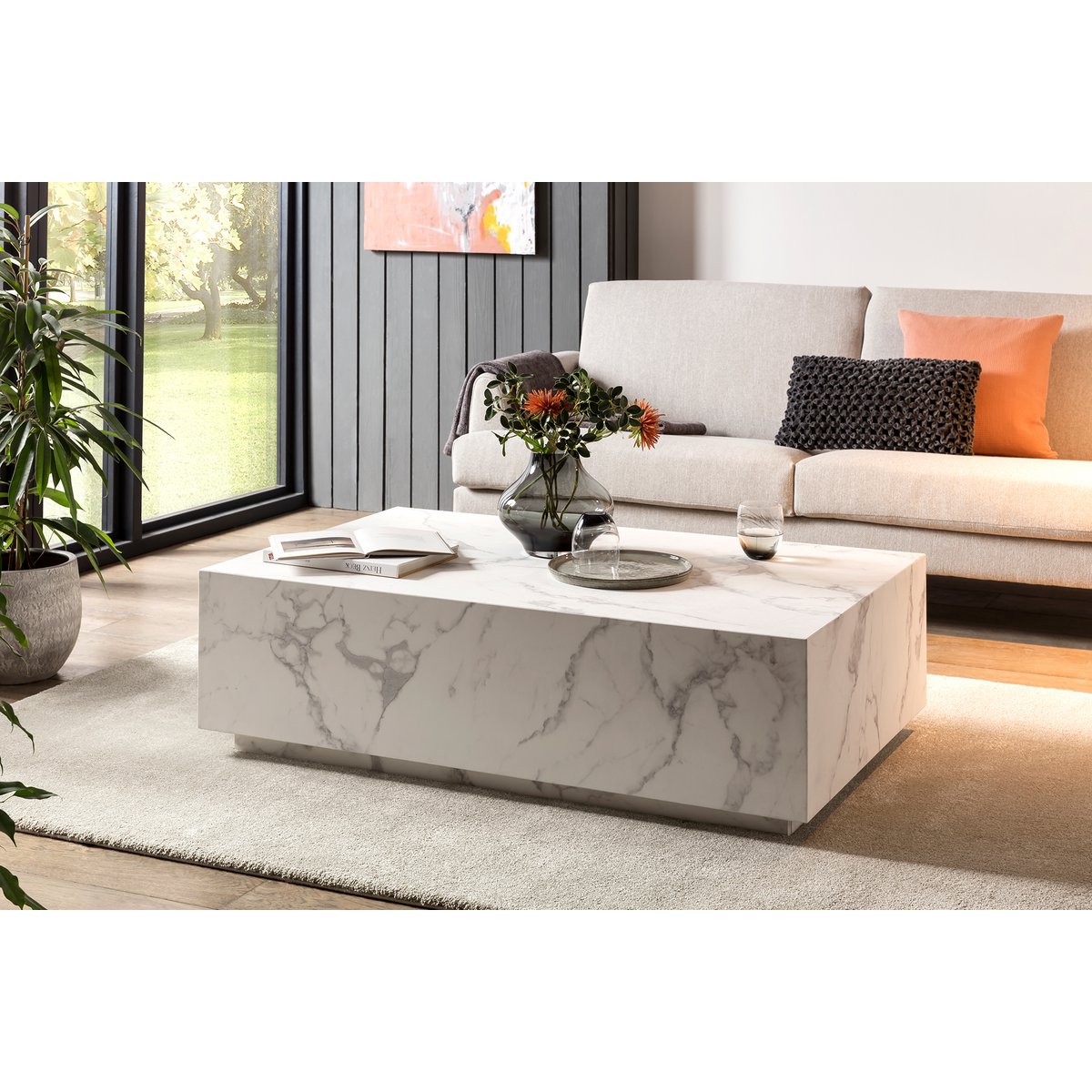 Salontafel White Marble SalesFever